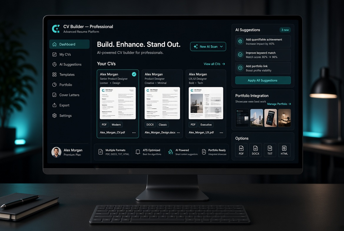 CV Builder — Professional