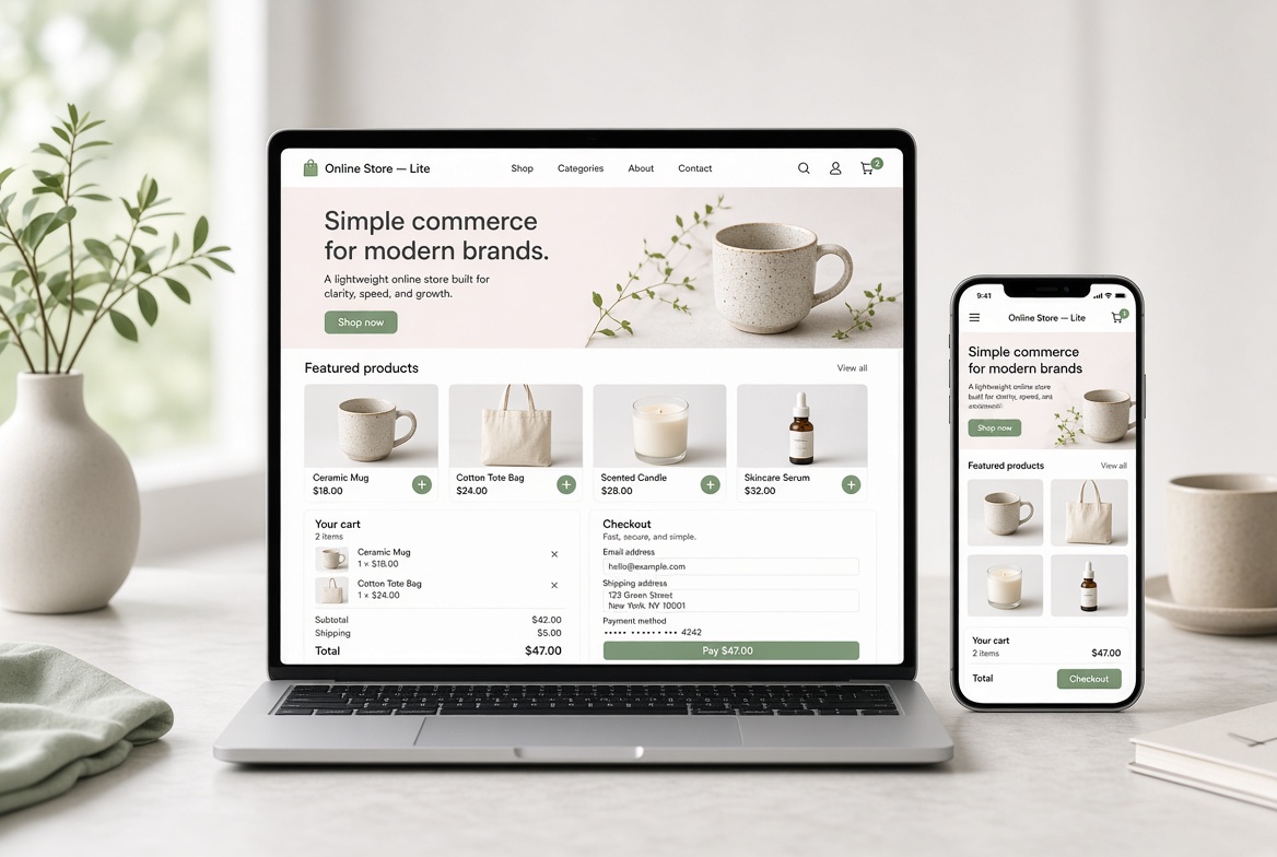 Online Store — Lite
